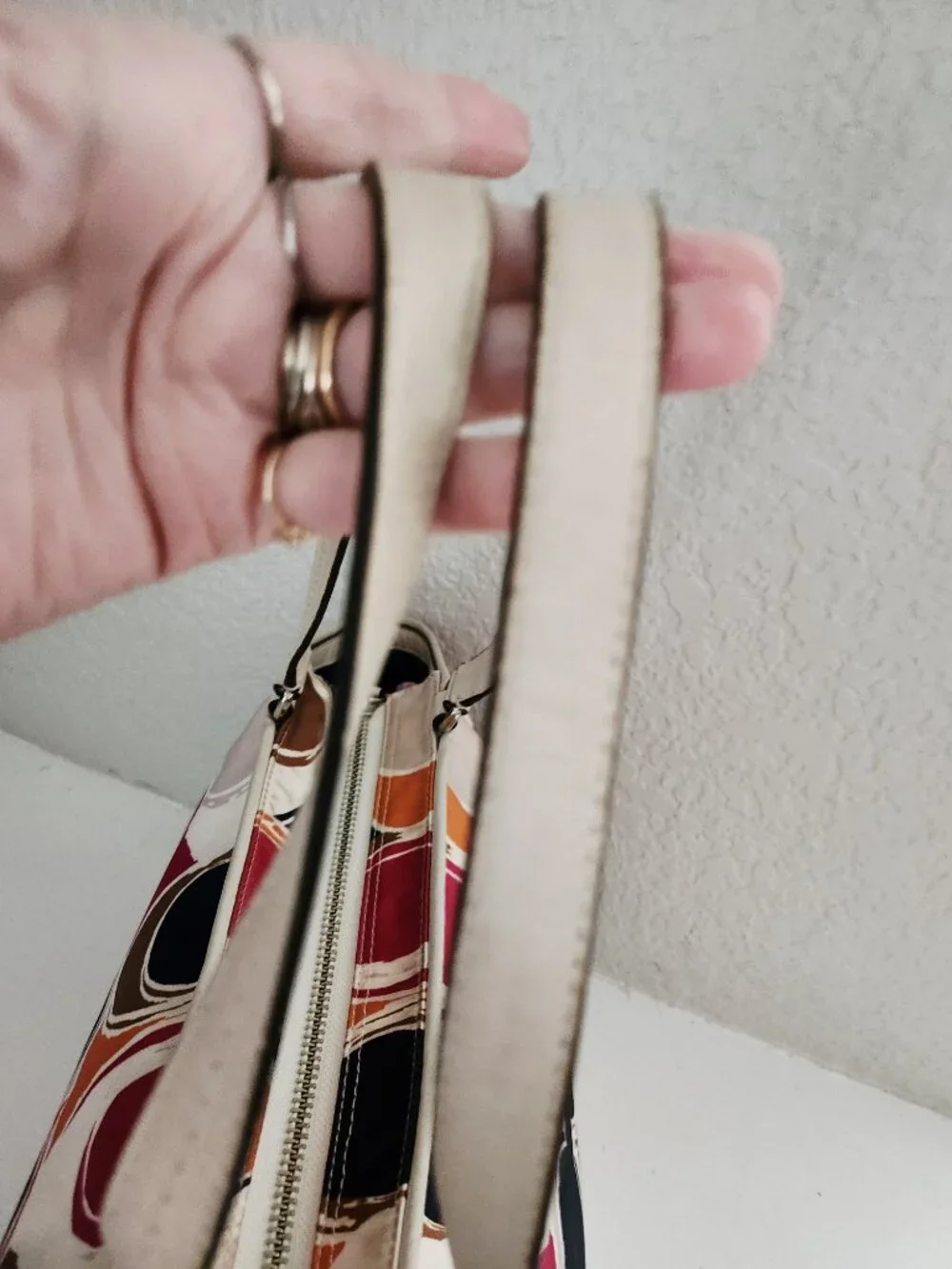 Coach Park Hand Drawn Scarf Print Satchel Handbag Purse